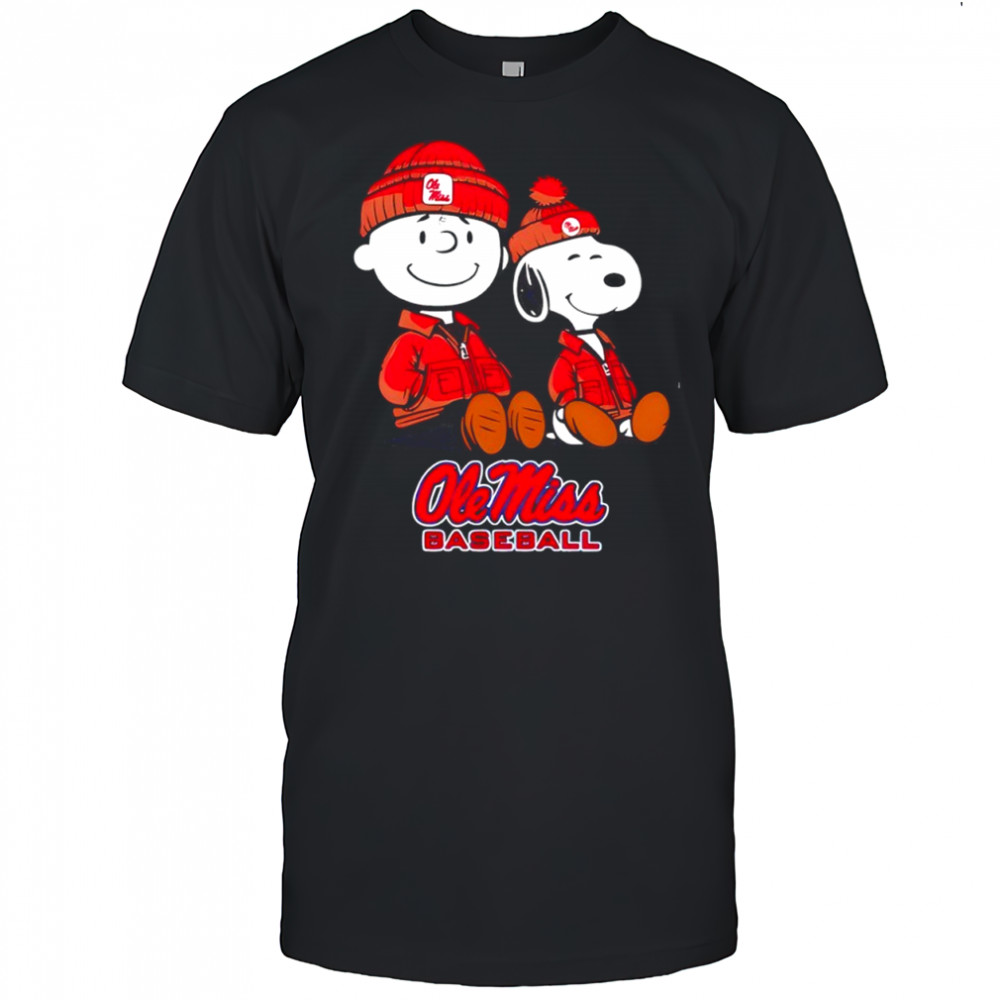 Ole Miss Rebels x Snoopy and Charlie Brown shirt