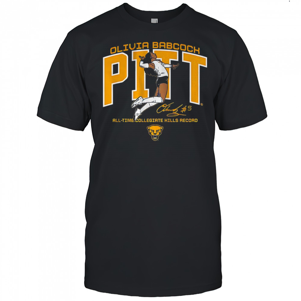 Olivia Babcock Pitt Panthers volleyball queen of kills signature shirt