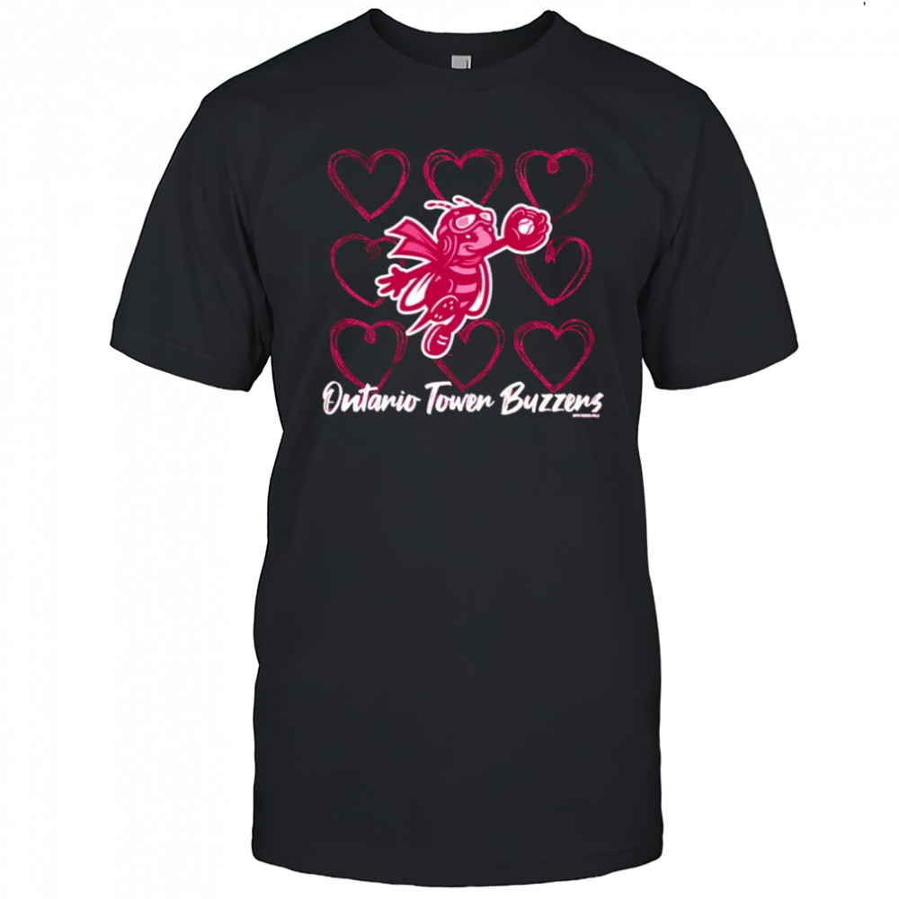 Ontario Tower Buzzers Bee Heart Shirt