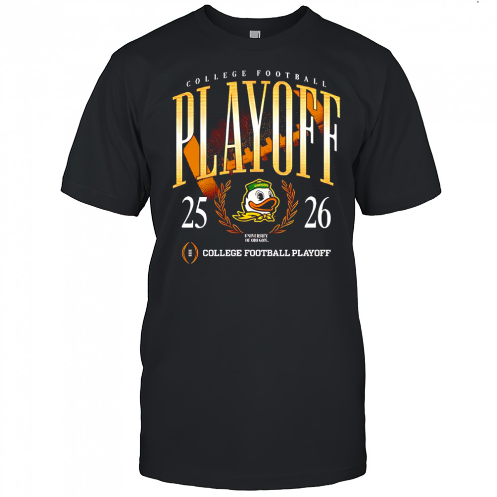 Oregon Duck ’25-’26 College Football Playoff shirt