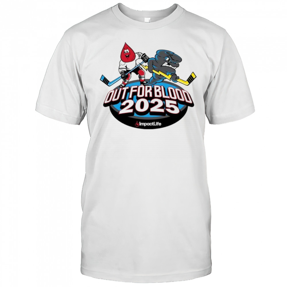 Out for Blood 2025 logo mascot shirt