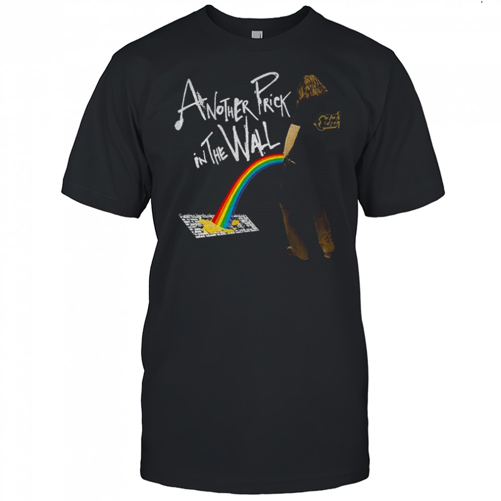 Ozzy Osbourne piss on another prick in the wall rainbow pee shirt