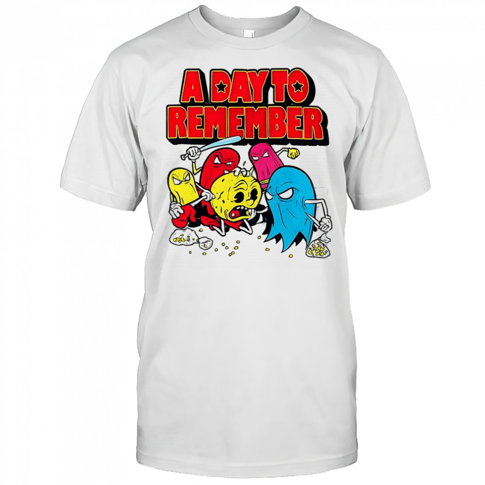 Pac-Man a day to remember cartoon shirt