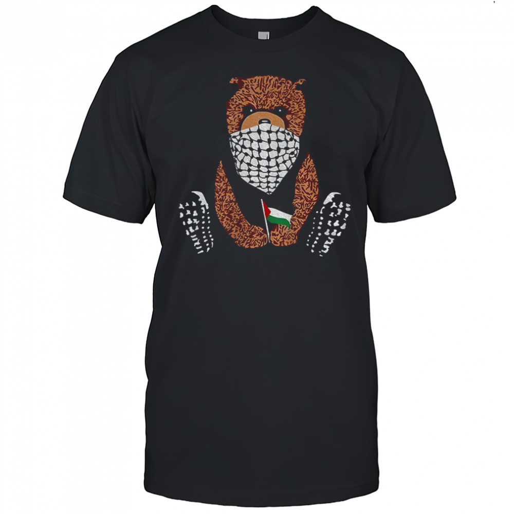 Pali Bear Palestine flag shirt
