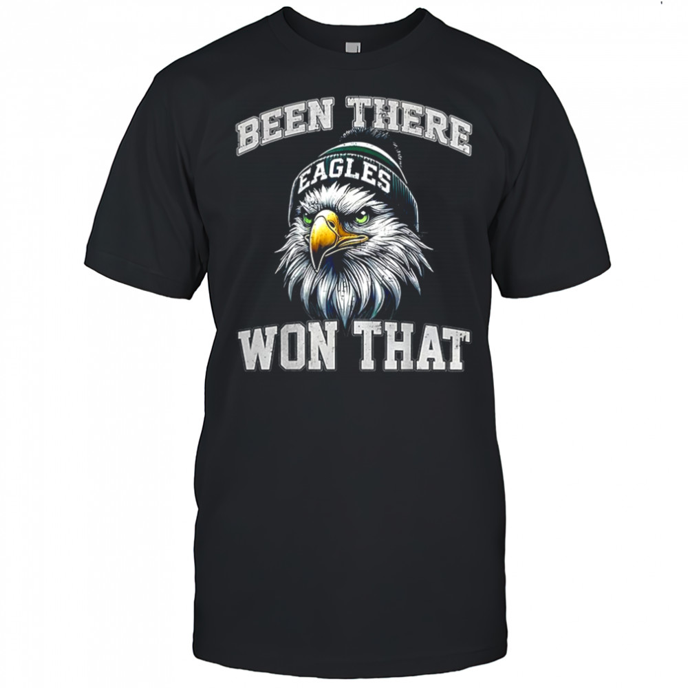 Philadelphia Eagles football Been there won that mascot shirt