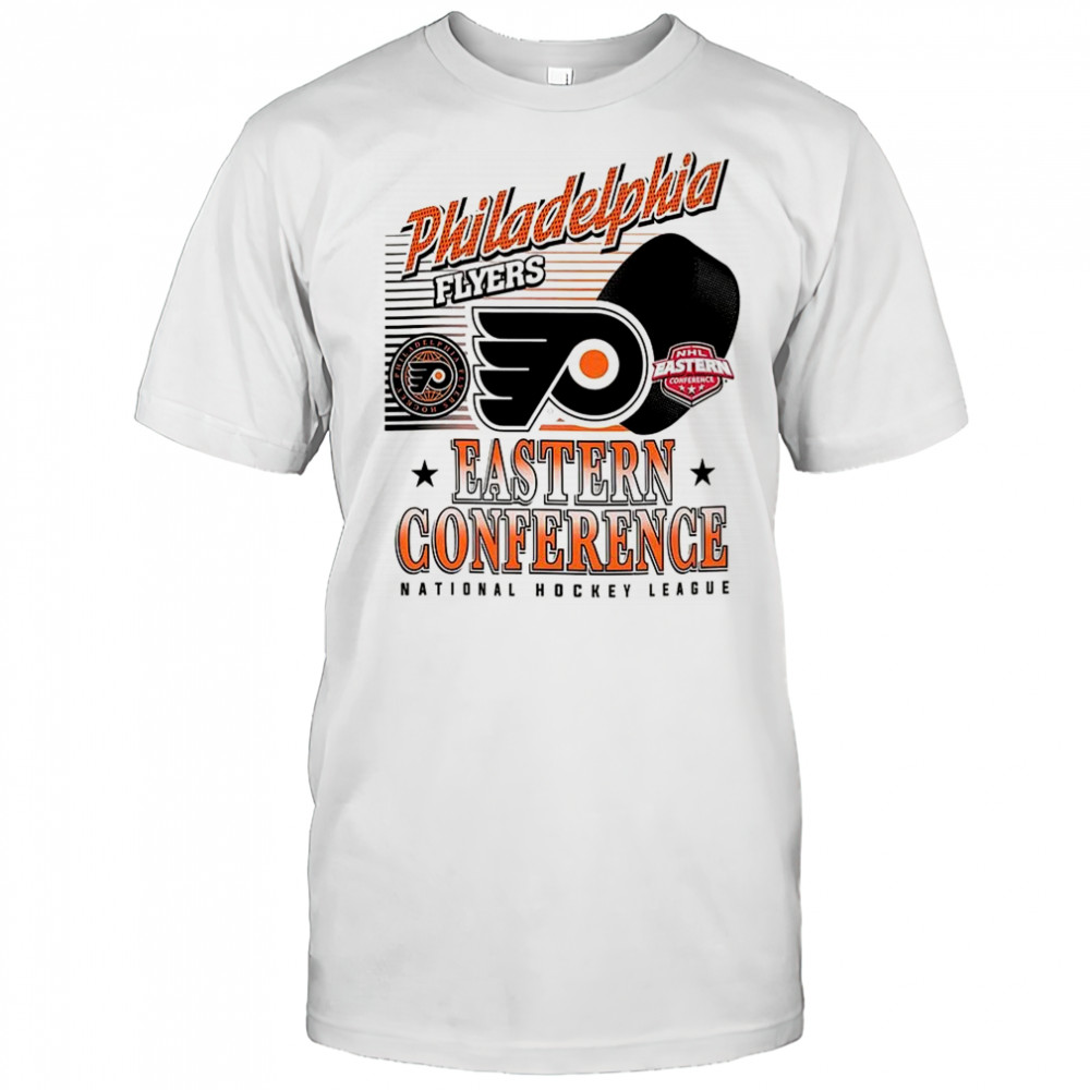 Philadelphia Flyers NHL Eastern Conference logo and ball shirt