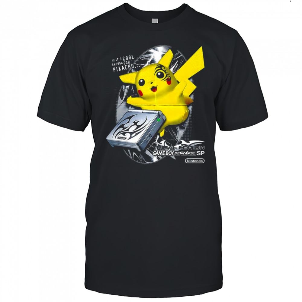 Pikachu Nintendo Game Boy Advance special tribal edition shirt