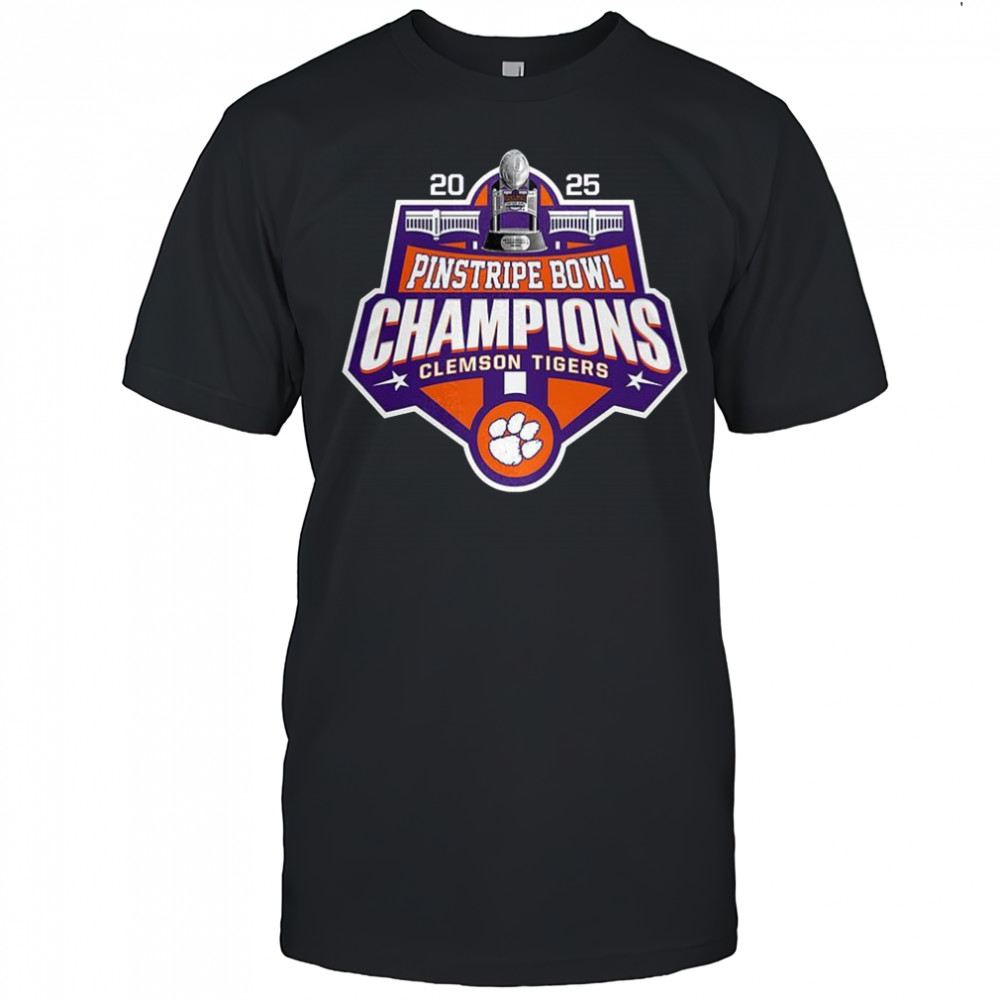 Pinstripe Bowl Champions 2025 Clemson Tigers shirt
