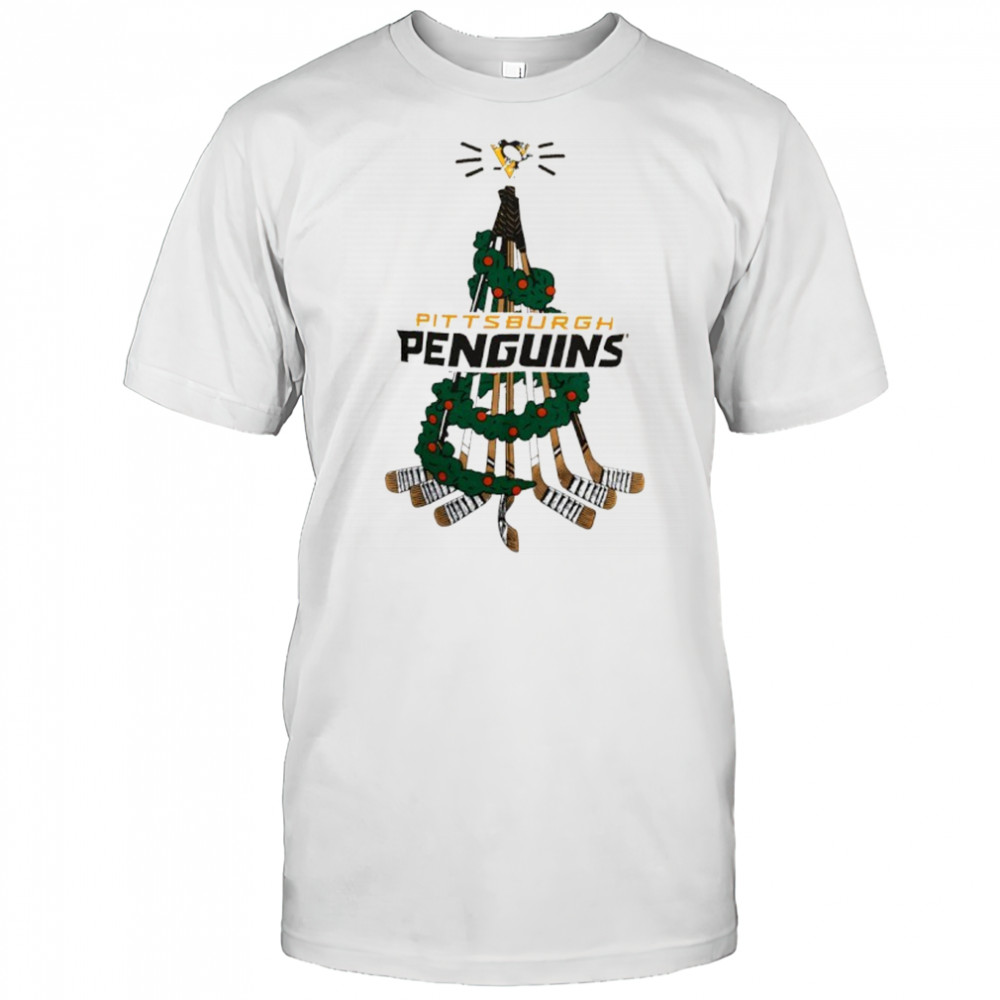 Pittsburgh Penguins Stickmas Holiday Tree Christmas shirt