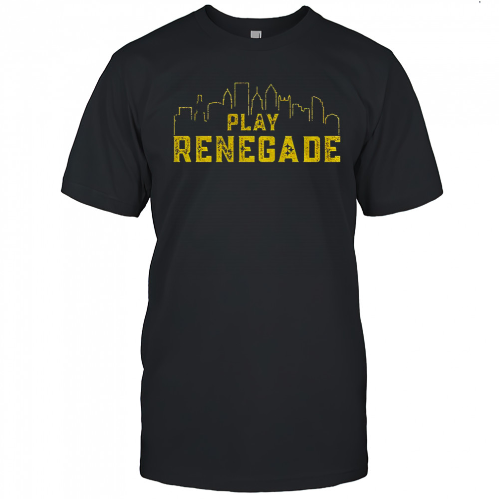 Pittsburgh Steelers Football Play Renegade City Skyline shirt