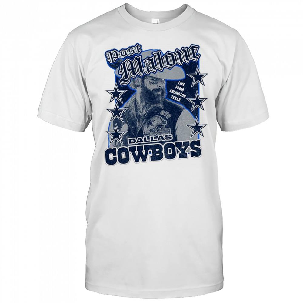 Post Malone Dallas Cowboys Arlington Concert shirt