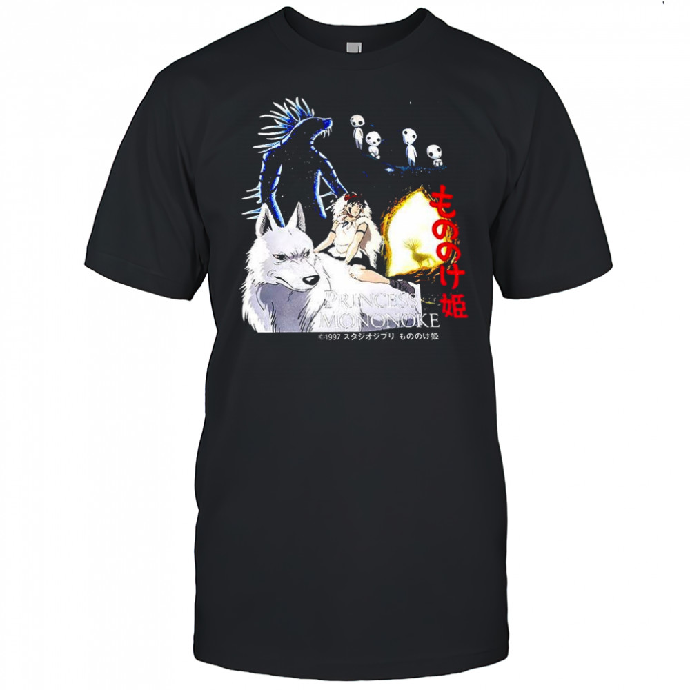 Princess Mononoke anime Studio Ghibli 90s vintage shirt
