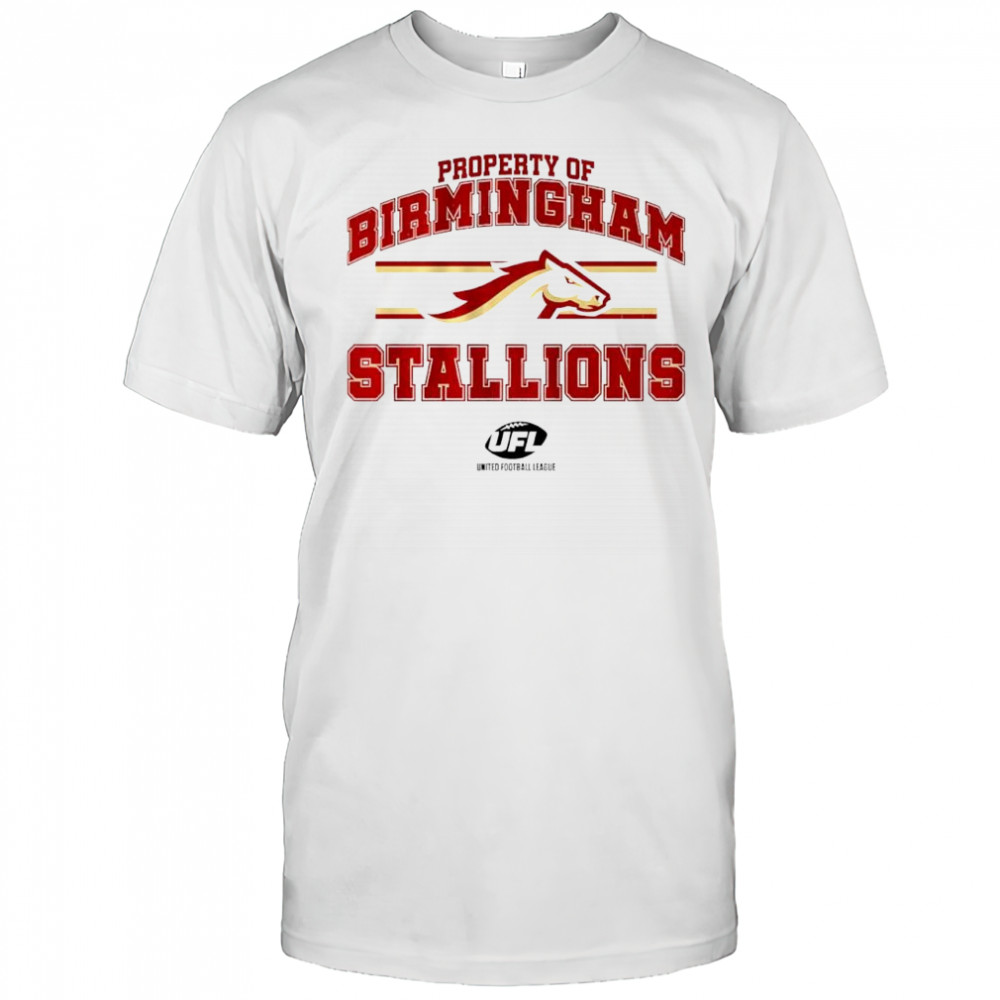 Property of Birmingham Stallions United Football League logo shirt