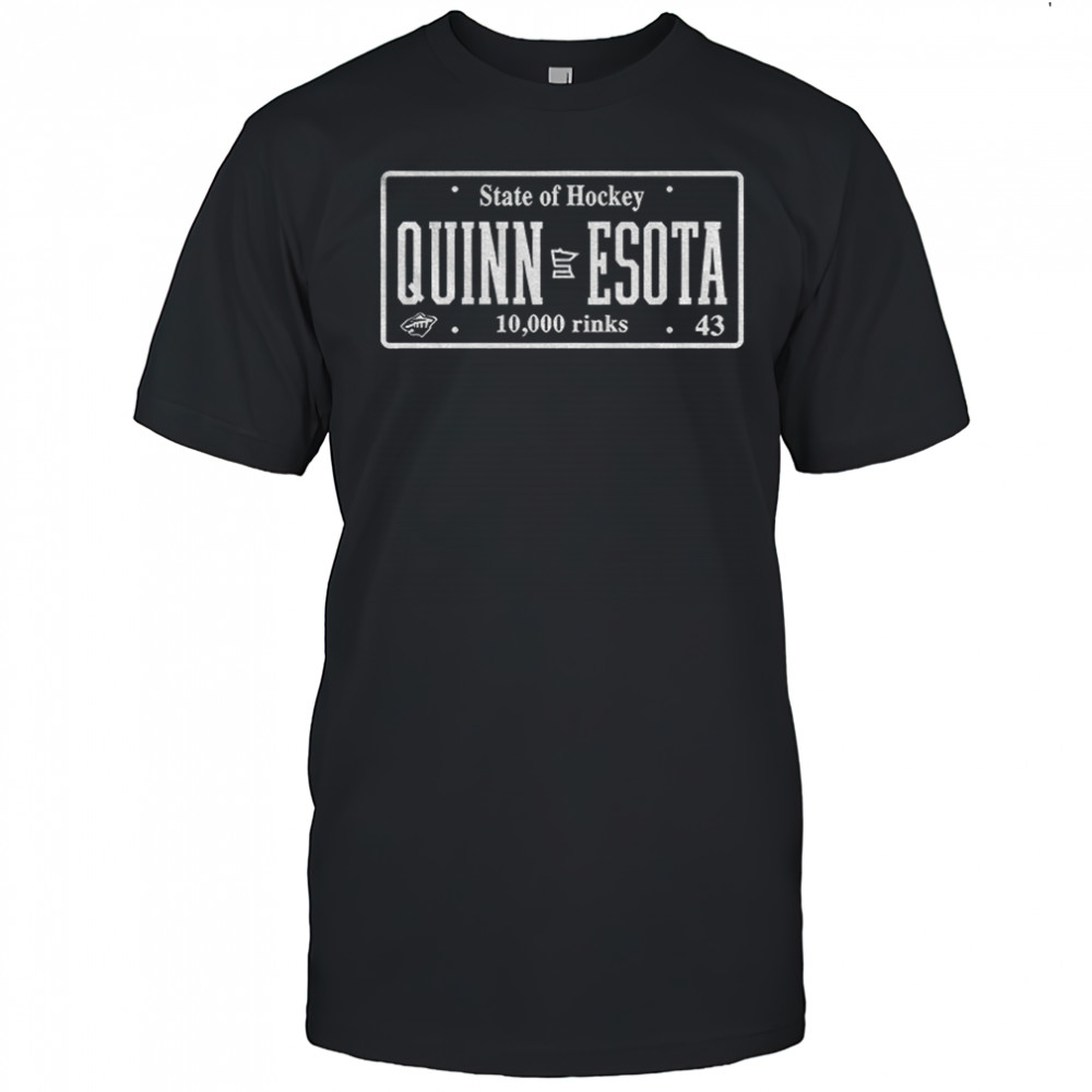 Quinn-Esota State of Hockey 10000 rinks shirt