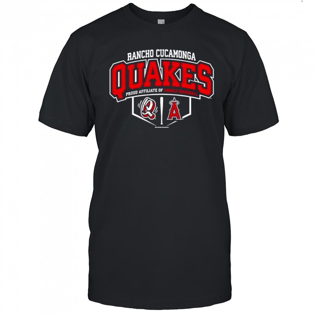 Rancho Cucamonga Quakes Proud Affinate Of Angels Baseball shirt