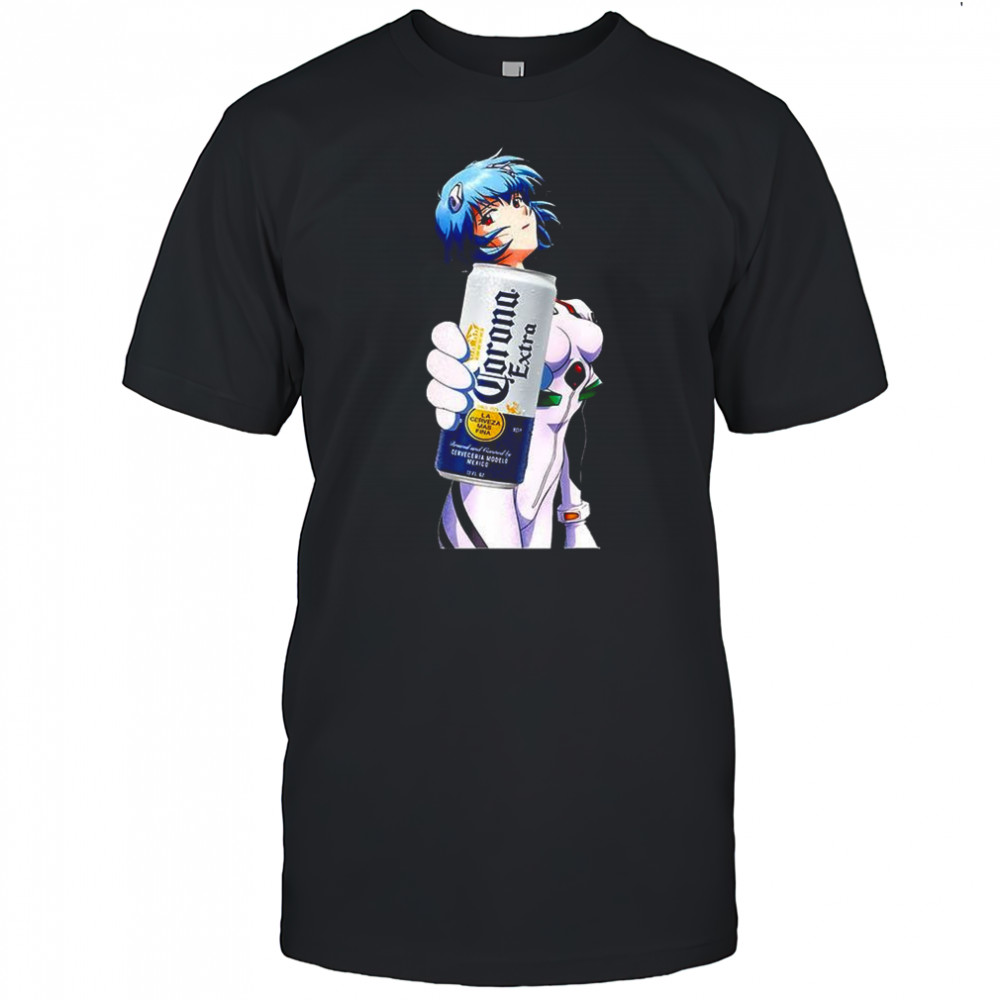 Rei Ayanami X Corona Neon Genesis Evangelion anime shirt
