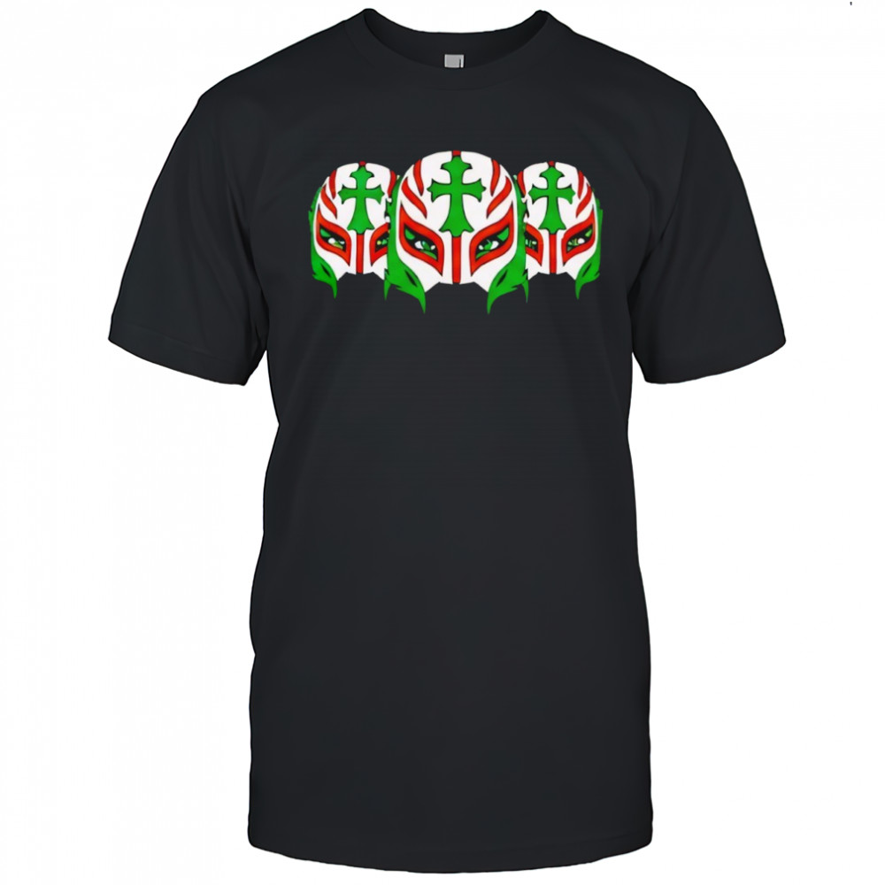 Rey Mysterio Three Mask Faces Shirt
