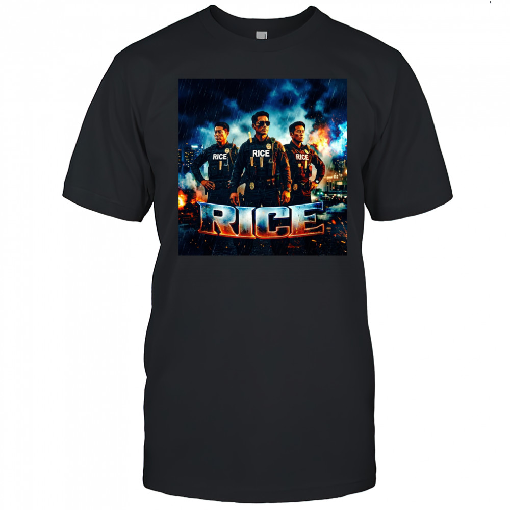 Rice Police Force graphic shirt