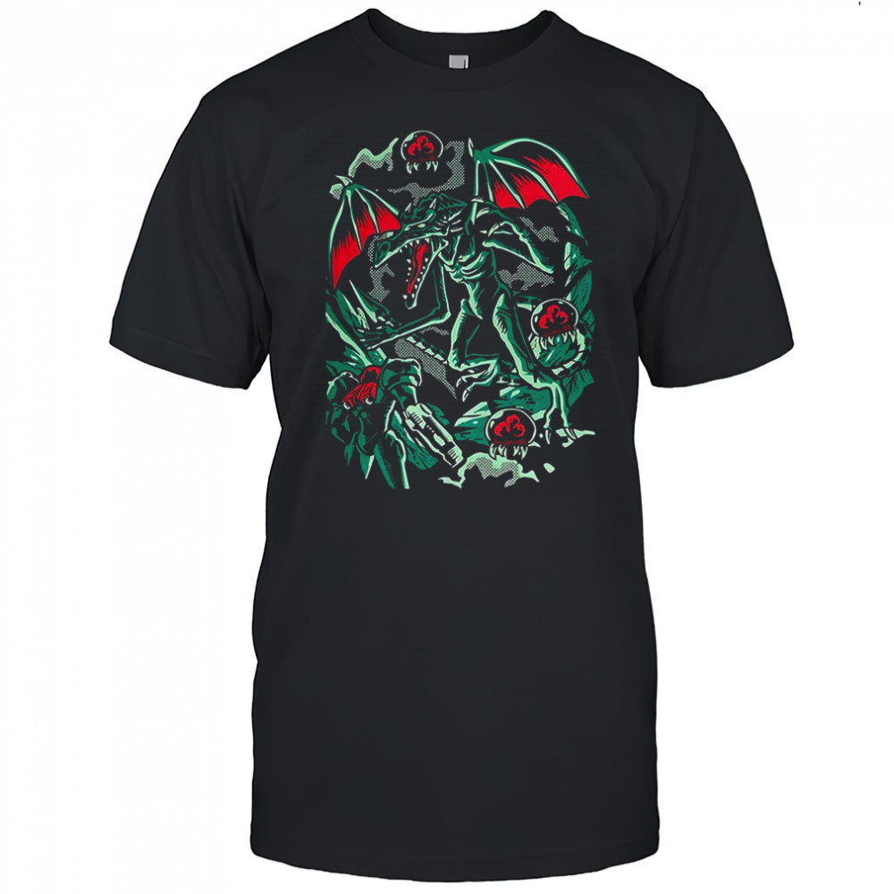 Ridley vs Samus Metroid fierce fight shirt