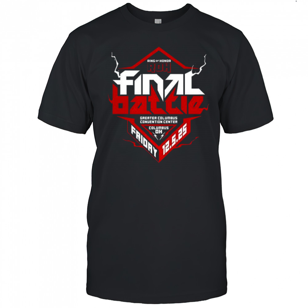 Ring of Honor ROH final Battle 2025 shirt