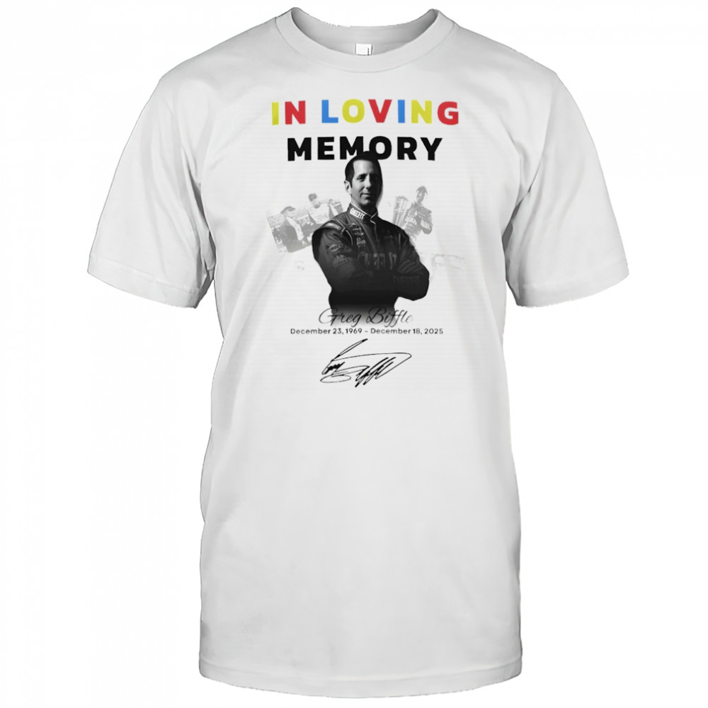 R.I.P Greg Biffle Thank You For The Memories signature Shirt