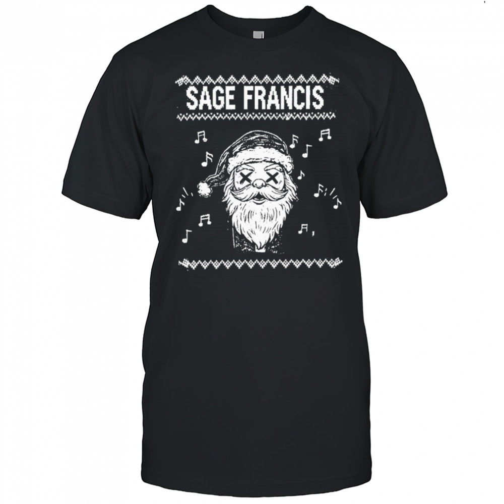 Sage Francis Santa Ugly Christmas shirt