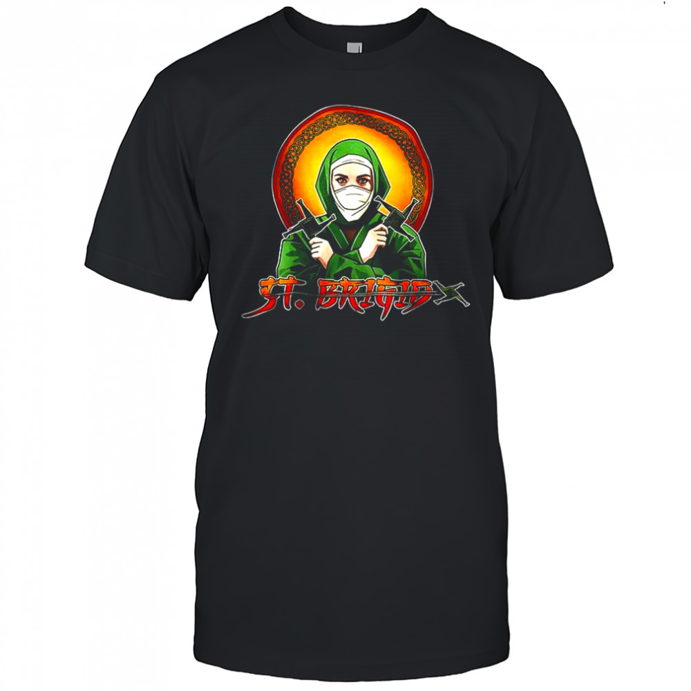 Saint Brigid of Kildare ninja shirt