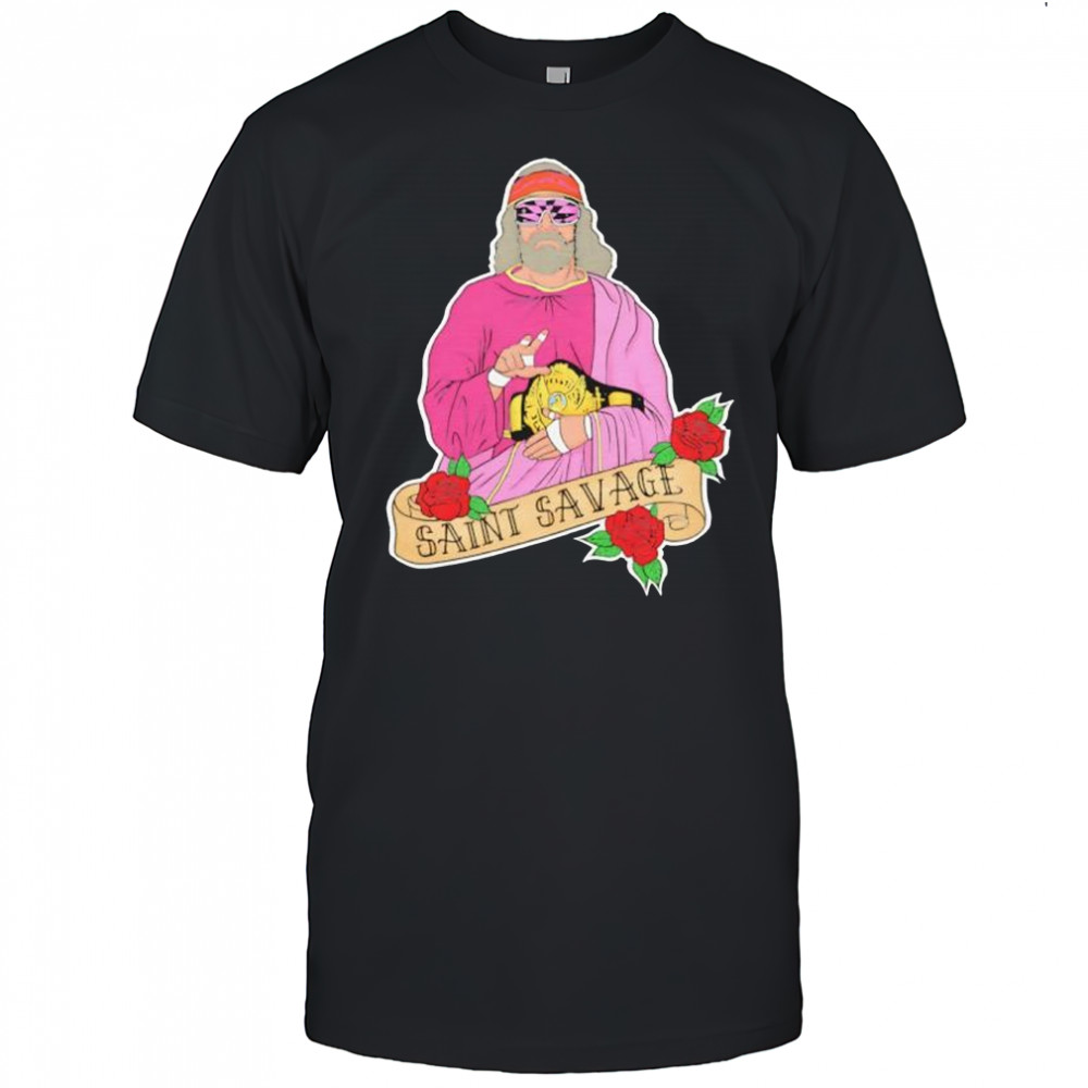 Saint Savage Rose graphic shirt