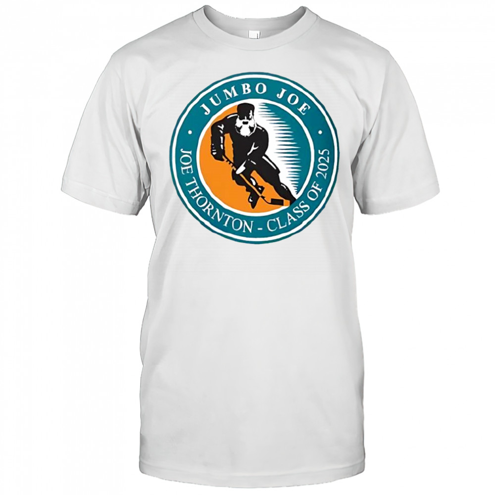 San Jose Sharks Jumbo Hall of Fame Class of 2025 Logo shirt