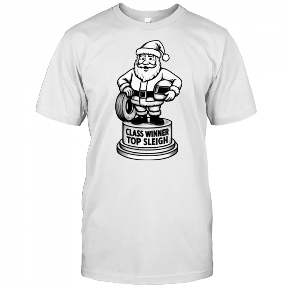 Santa Claus class winner top sleigh shirt