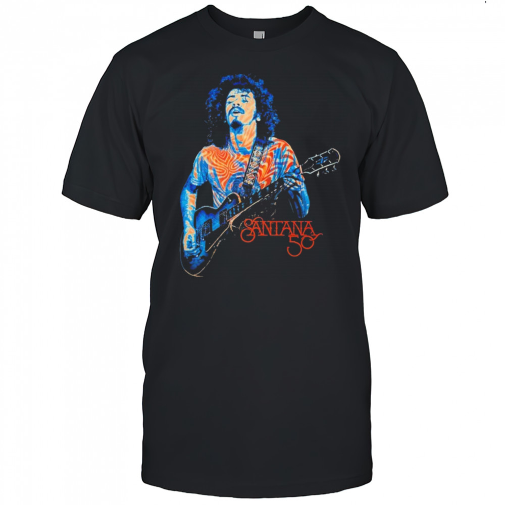 Santana 50 Guitar T-Shirt