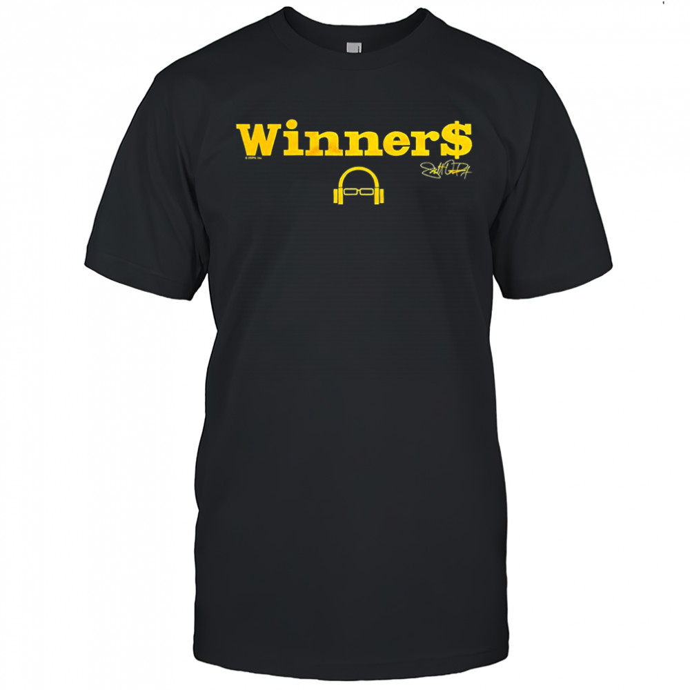 Scott Van Pelt podcast Winner signature logo shirt