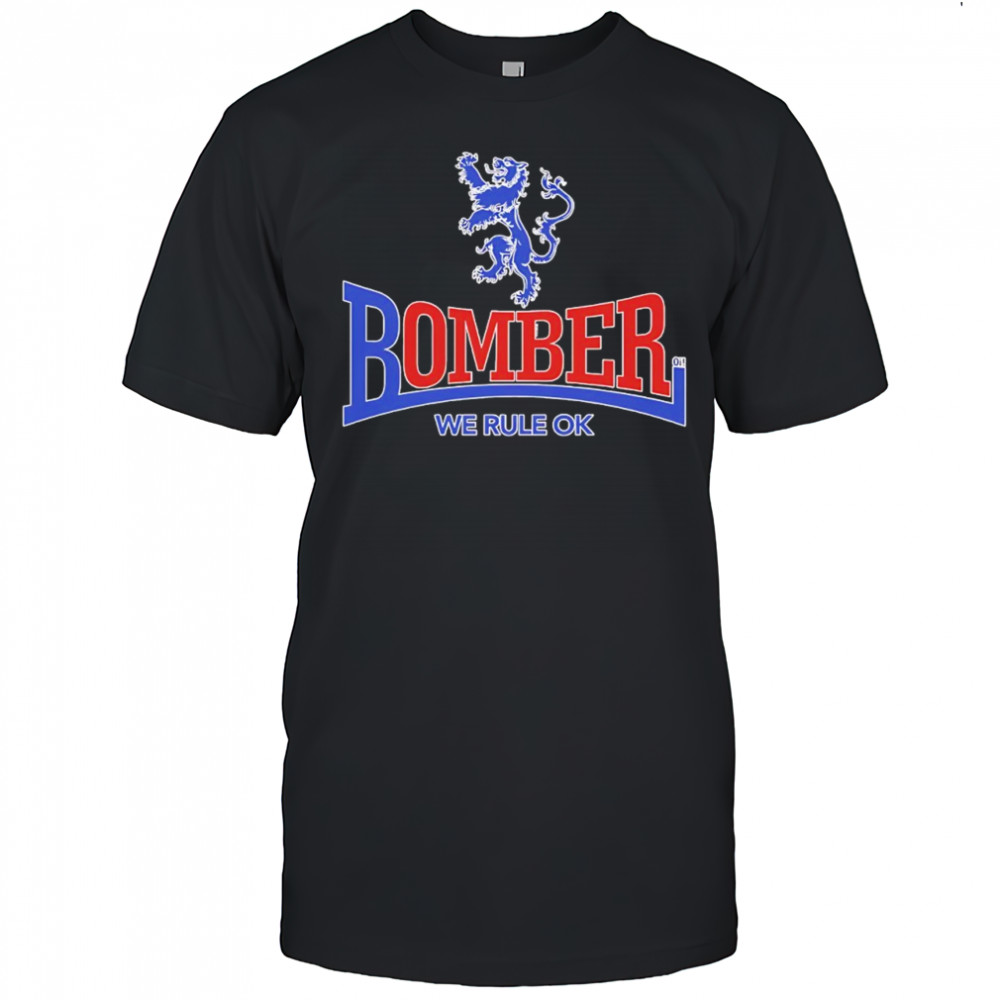 Scottish Lion Bomber We Rule O.K. shirt
