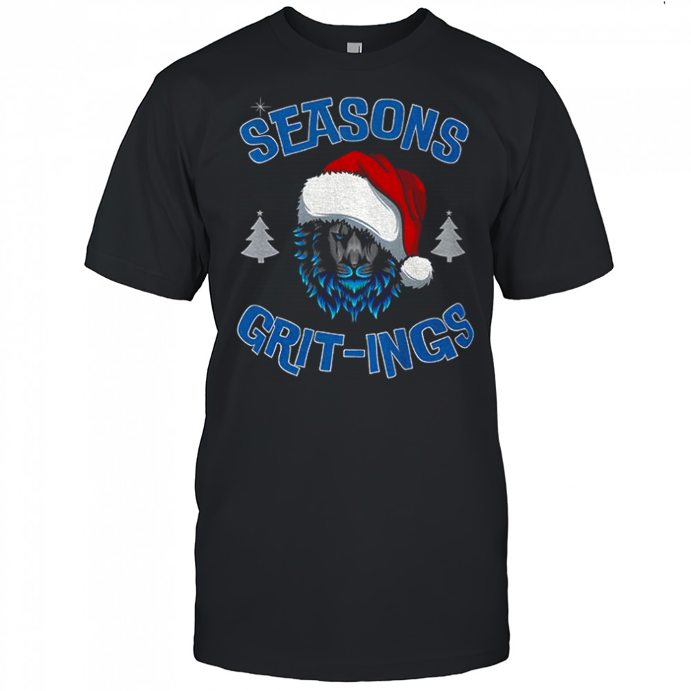 Seasons Grit-ings Detroit Lions Football shirt