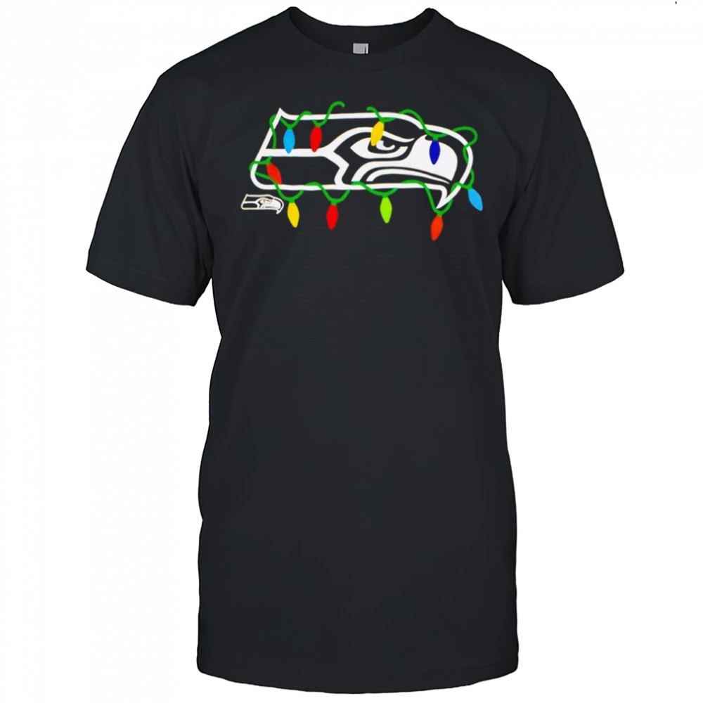 Seattle Seahawks Christmas Lights shirt