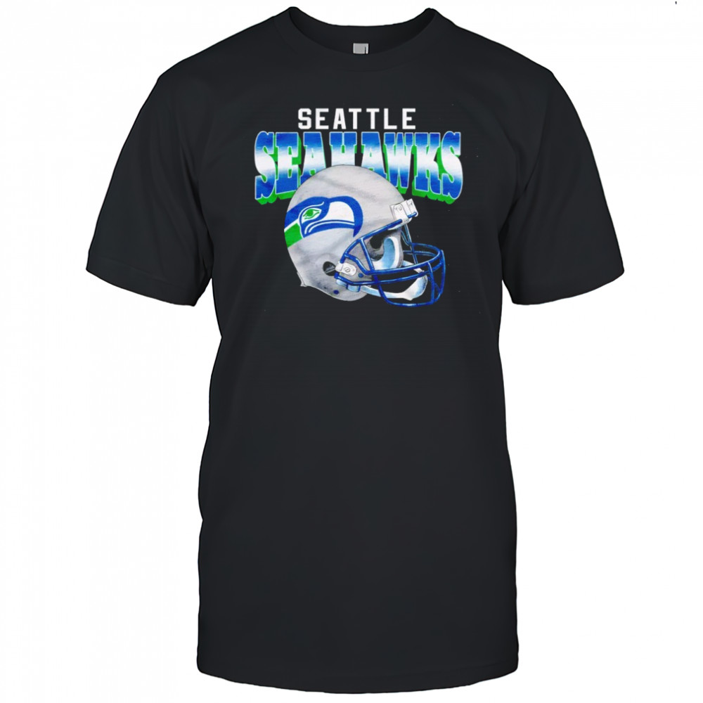 Seattle Seahawks Gradient Helmet Shirt