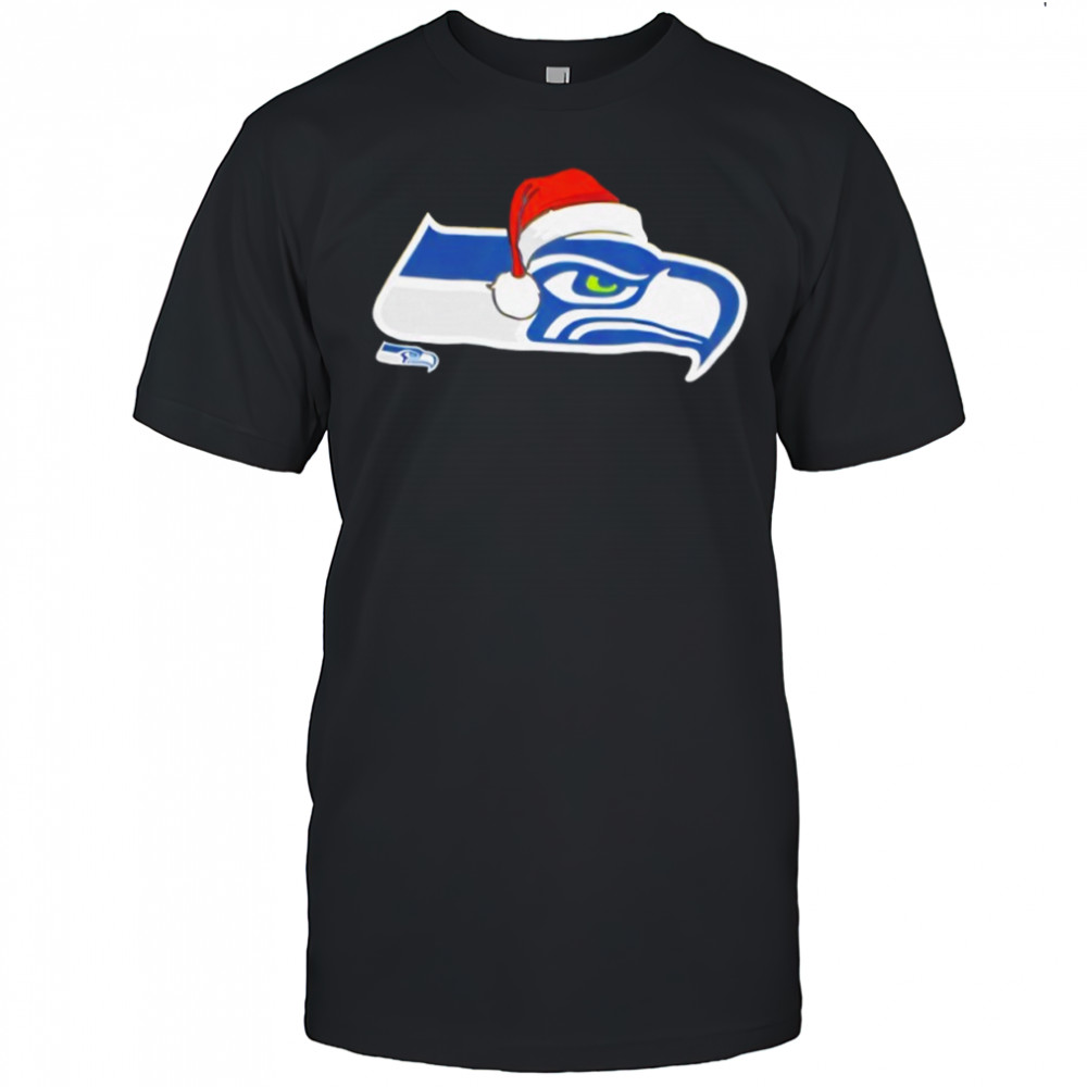 Seattle Seahawks Santa Hat shirt