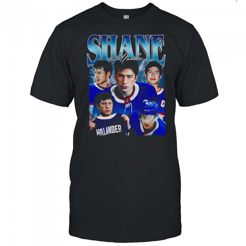 Shane Hollander Queer Hockey graphic shirt