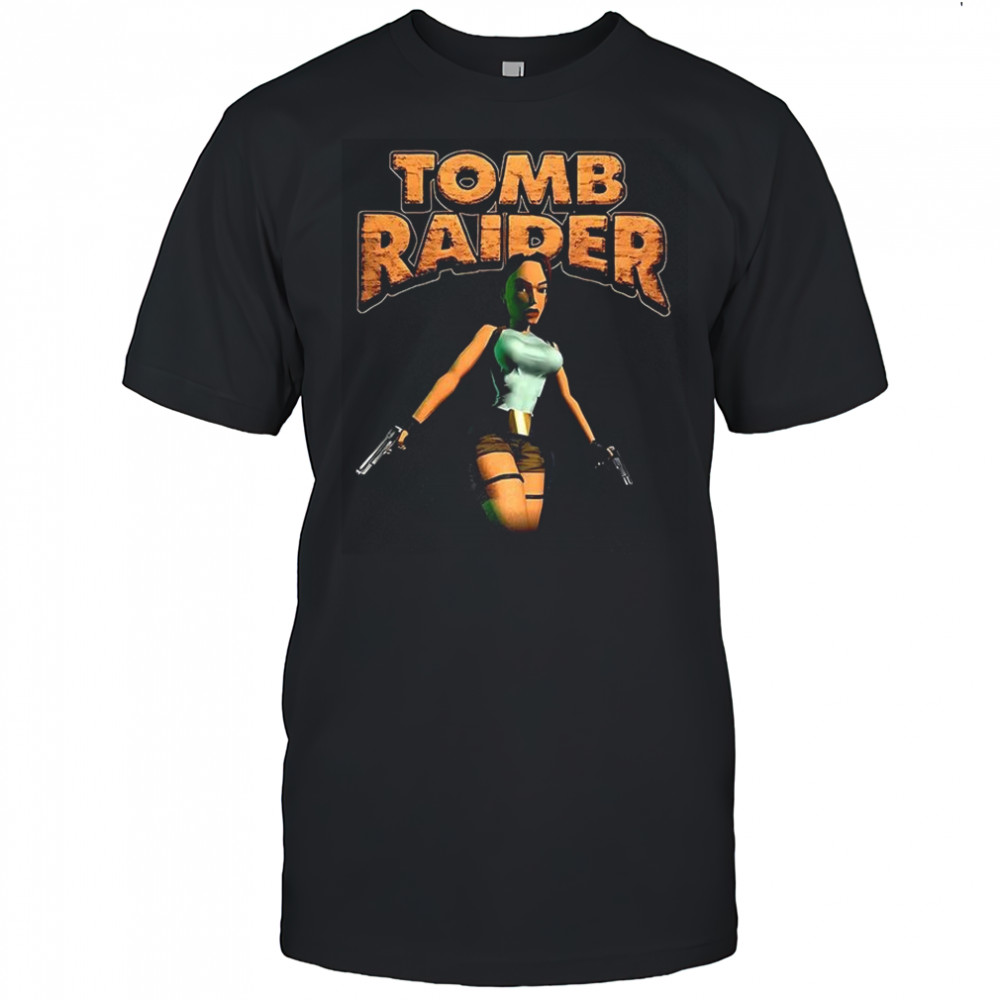 Shelley Blond Tomb Raider shirt