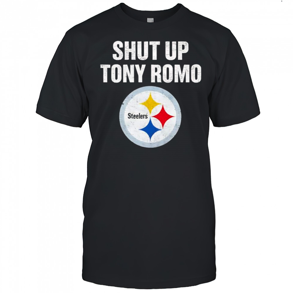 Shut Up Tony Romo Pittsburgh Steelers logo shirt