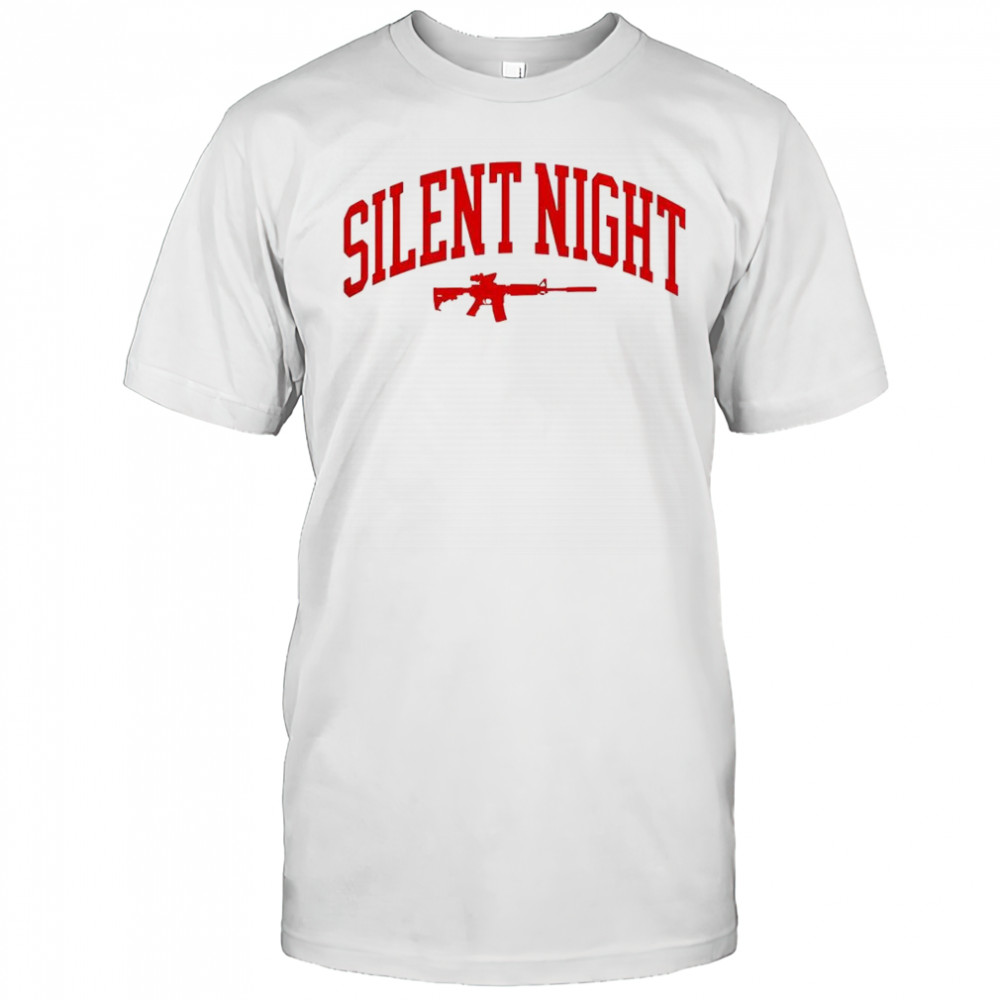 Silent night rifle silhouette shirt