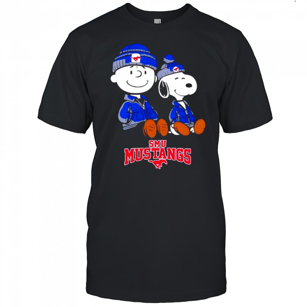 SMU Mustangs x Snoopy and Charlie Brown shirt