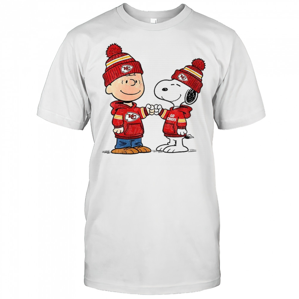 Snoopy Charlie Brown Go Chiefs Super Bowl shirt