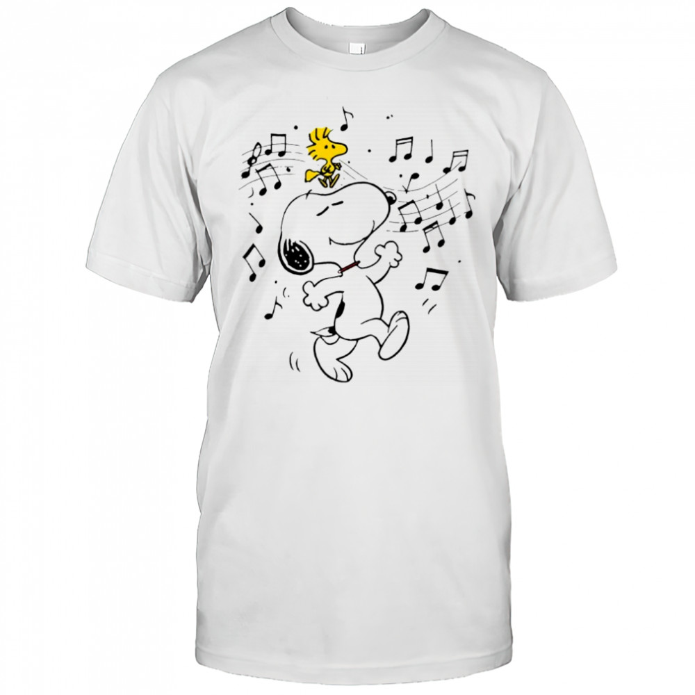 Snoopy Dancing with Woodstock Shirt