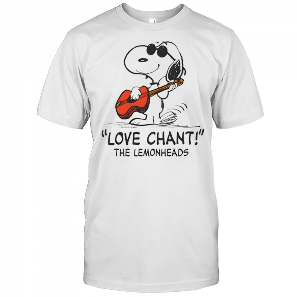 Snoopy love chant the lemonheads shirt
