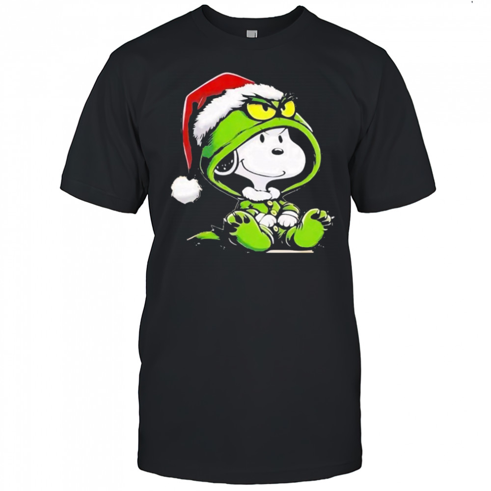 Snopy Grinch Holiday Mashup Christmas shirt