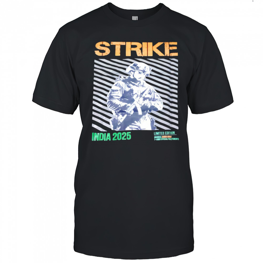 Soldier Strike India 2025 shirt