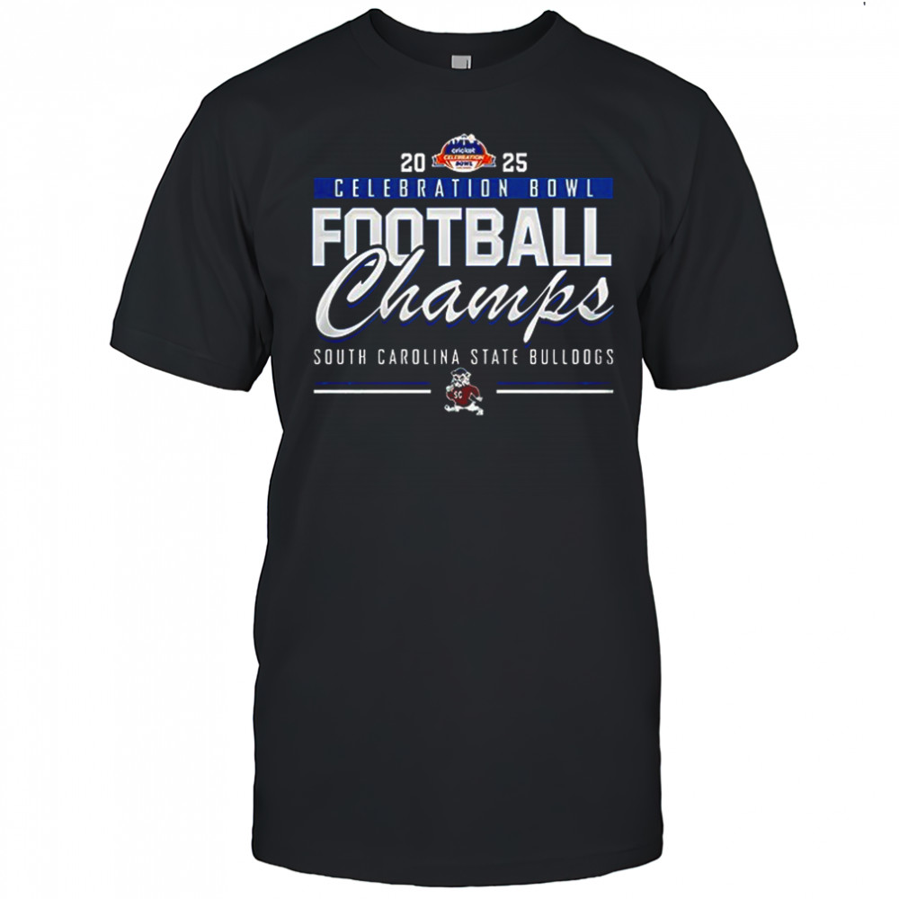 South Carolina State Bulldogs Celebration Bowl Champions logo shirt