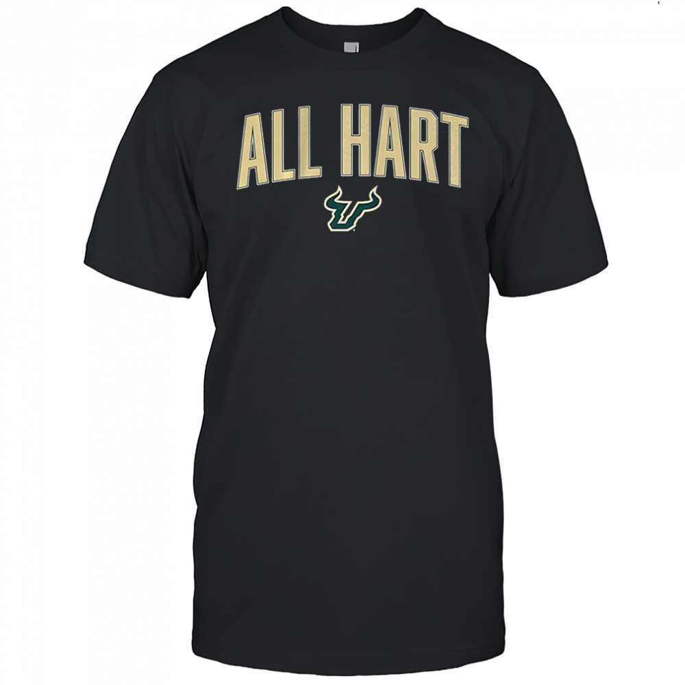South Florida Bulls football All Hart logo shirt