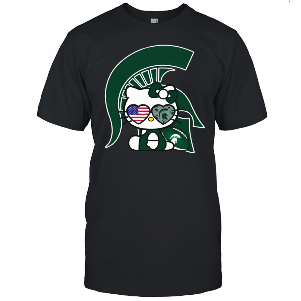 Spartan Kitty Collegiate Fan T Shirt